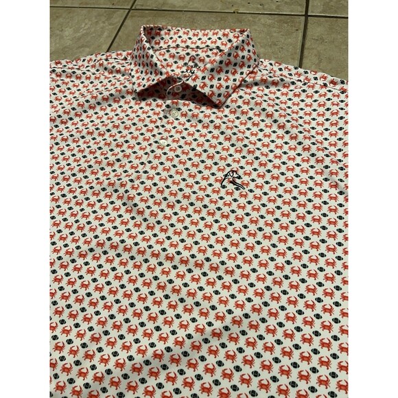 Rhoback Shirt Mens XXL The Chesapeake Golf Polo Performance Crab Football - Picture 1 of 6